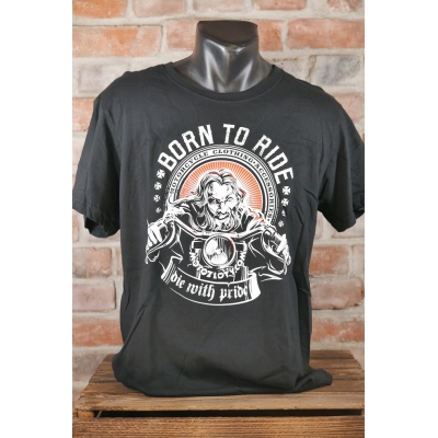 Born to Ride  -koszulka motocyklowa -męska