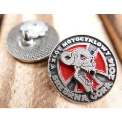 Srebrna Góra 2014 Znaczek Zlotowy Blacha Czaszka