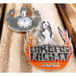 Bikers Night Wrocław 2012 Znaczek Zlotowy Blacha