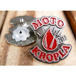 Moto Kropla 2017 Znaczek Zlotowy Blacha MotoSerce