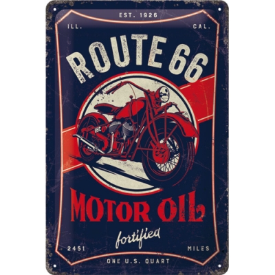 Route 66 USA Harley Szyld Tablica 20x30 Indian Motor Oil