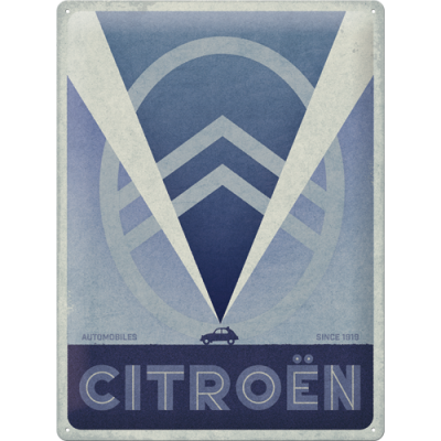 Citroen 2CV Szyld Tablica 30x40cm Retro Reklama 1919 Logo