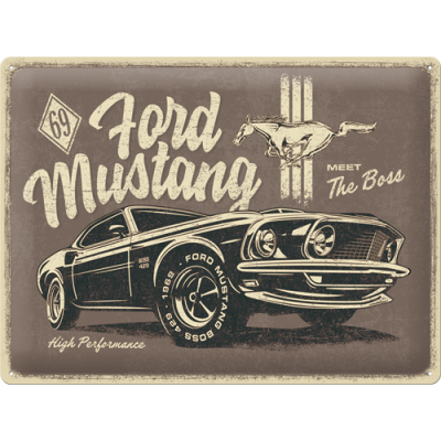 Ford Mustang Szyld Tablica 30x40cm Retro Reklama