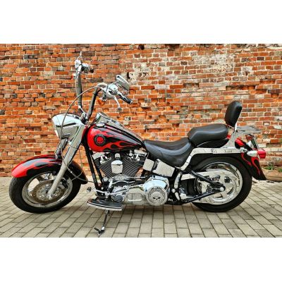 Harley Davidson Fat Boy. 2005 rok. Limited 161/200 Czerwony Płomienie
