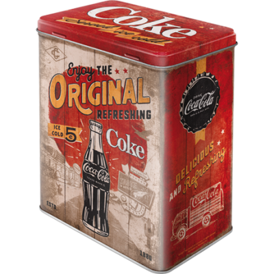 Coca Cola Puszka Metalowa Retro USA Route66