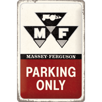 Massey Ferguson Traktor Retro Szyld Tablica 20x30 Blacha Plakat parking Only