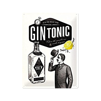 Gin Tonic Bar Szyld tablica 30x40cm