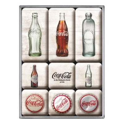 Coca Cola Retro  Butelki USA Magnesy