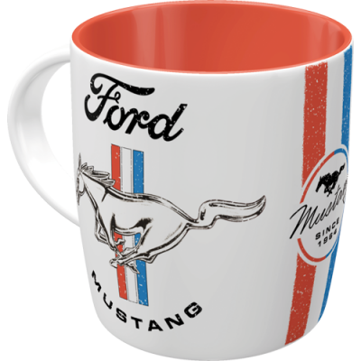 Ford Mustang Kubek Retro Ceramiczny