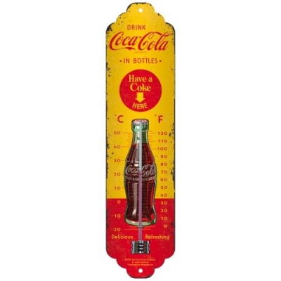 Coca Cola Butelka Logo Retro Termometr