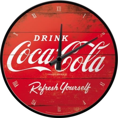 Coca Cola Czerwony Zegar Ścienny na Prezent