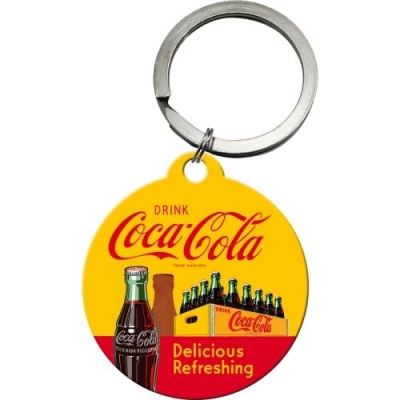Coca Cola Logo Brelok Butelki Retro