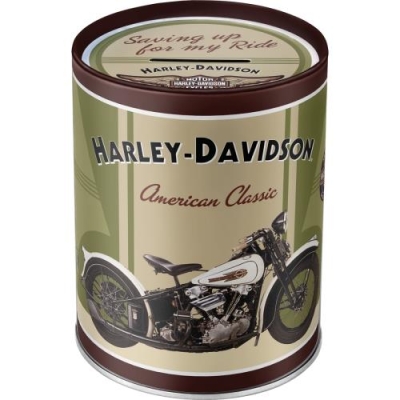 Harley Davidson Skarbonka Metalowa Puszka Knucklehead
