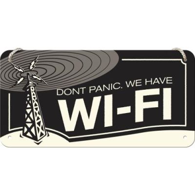 WiFI Zawieszka na Drzwi - Tablica Szyld Dont Panic