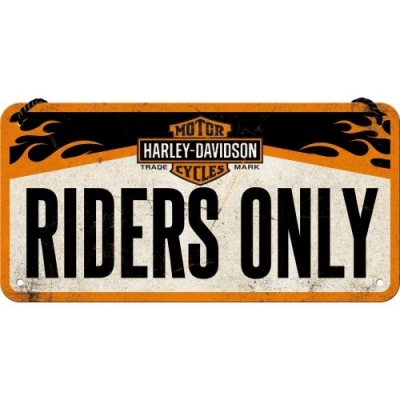 Harley Davidson Zawieszka na Drzwi - Tablica Szyld Riders Only