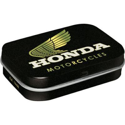 Honda Logo Motorcycles Miętówki Pudełko Metalowe Cukierki Czarne