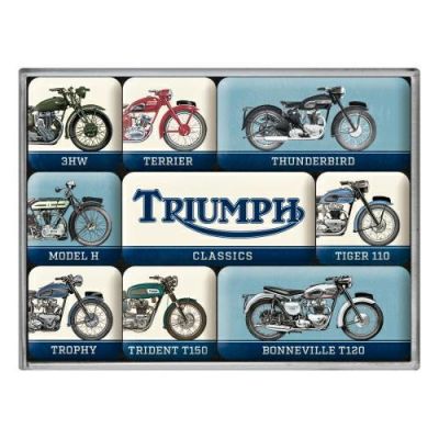 Triumph Modele logo Motocykl Zestaw Magnesów na Lodówkę