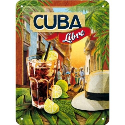 Cuba Libre 15x20 Tablica - Szyld Coctail Drink Bar