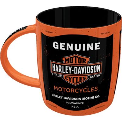 Harley Davidson RETRO Motor Oil Kubek Ceramiczny Oryginany