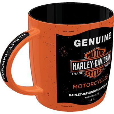 Harley Davidson RETRO Motor Oil Kubek Ceramiczny Oryginany