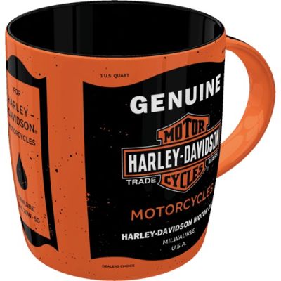 Harley Davidson RETRO Motor Oil Kubek Ceramiczny Oryginany