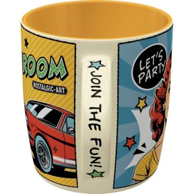 Retro Pin Up Ford Mustang Kubek Ceramiczny