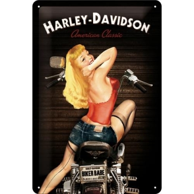 Harley Davidson Baby Szyld Tablica 20x30 Dziewczyna