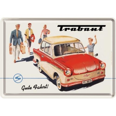 Trabant Metalowa Pocztówka Szyld Reklama