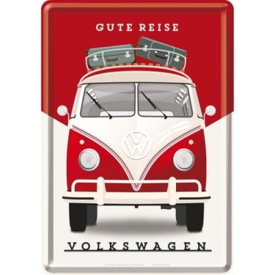 VW Bulik Bus T1 Metalowa Pocztówka Ogórek Volkswagen Bulli