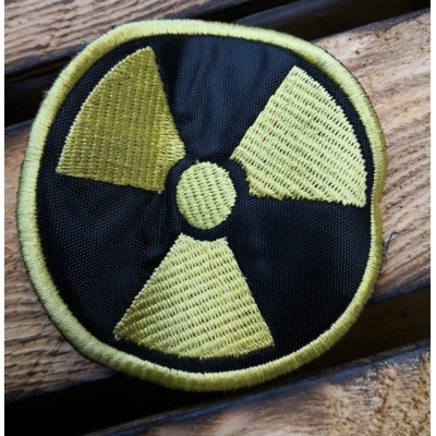 Radioaktywny Znak Postapokalipsa Naszywka Patch