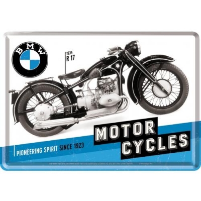 BMW Motocykl R17 Metalowa Pocztówka Szyld Reklama