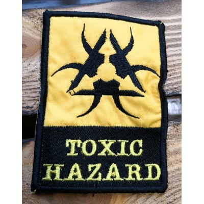 Toxix Hazard Postapokalipsa Fallout Naszywka Patch  zółta