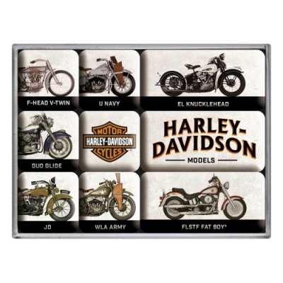 Harley Davidson Modele USA Magnesy