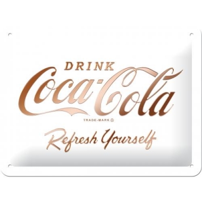 Coca Cola 15x20 Tablica - Szyld Reklama Retro Biała