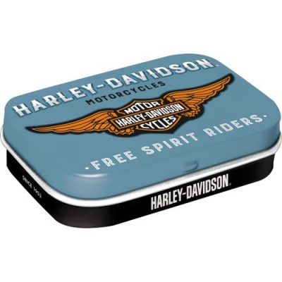 Harley Davidson Miętówki Pudełko Metalowe Skrzydła