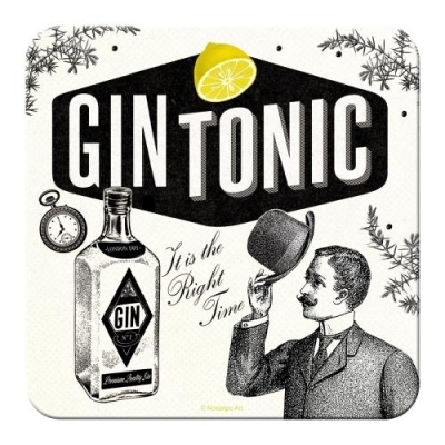 Gin Tonic Bar Podstawka Podkładka Pod Kubek Retro