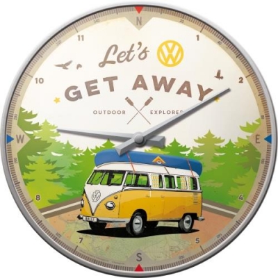 Bulik VW Ogórek Żółty Zegar Ścienny Volkswagen