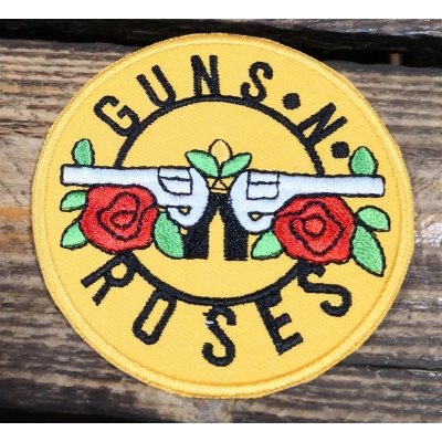 Guns'n'Roses Pistolety Logo Naszywka Haftowana