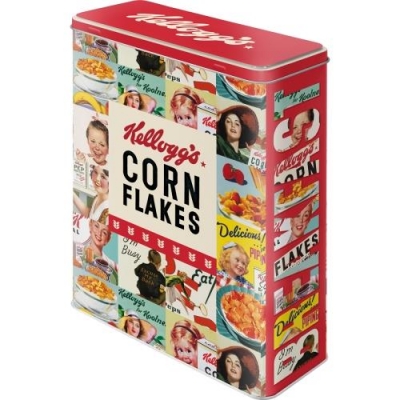 Corn Flakes na Płatki Duża Puszka Retro