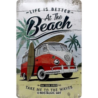 VW Bulik Bus T1 Reklama Szyld Tablica 20x30 Plaża Beach