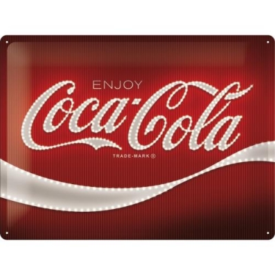 Coca Cola Szyld Tablica 30x40cm Retro Reklama Logo Czerwone