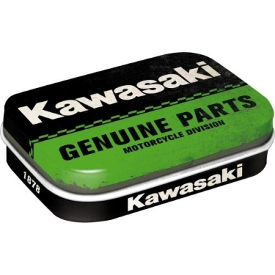 Kawasaki Mietówki Pudełko Metalowe Zielone