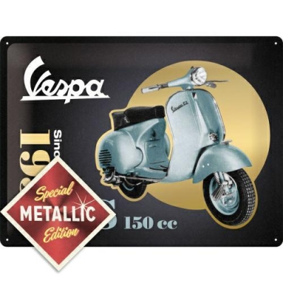 Vespa Skuter Szyld Tablica 30x40cm Retro Metallic