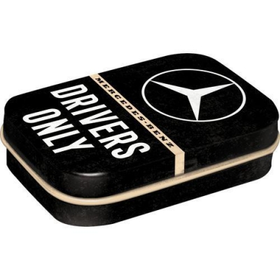 Mercedes Benz Drivers Miętówki Pudełko Metalowe Retro