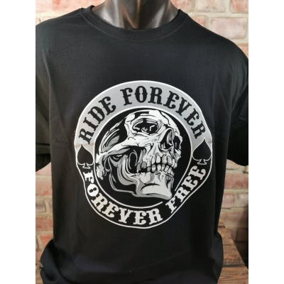Ride Forever Forever Free Koszulka Męska Easy Rider