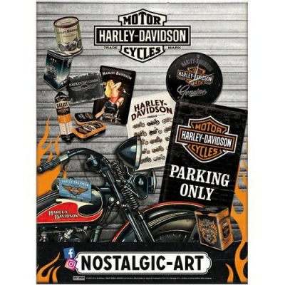 Harley Davidson Reklama 30x40 cm