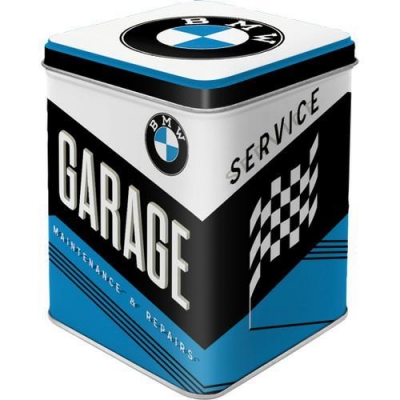 BMW Garage Puszka Metalowa Retro  Zamykana na Herbatę