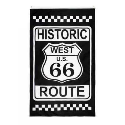 Route66 Flaga USA Historic Route 90x150