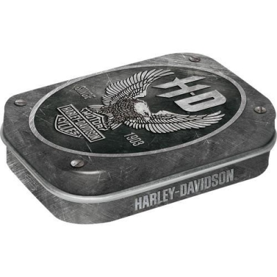 Harley Davidson Orzeł Miętówki Pudełko Metalowe Cukierki