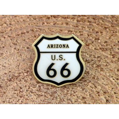 Arizona U.S. 66 Tarcza Znaczek Metalowy Wpinka Blacha